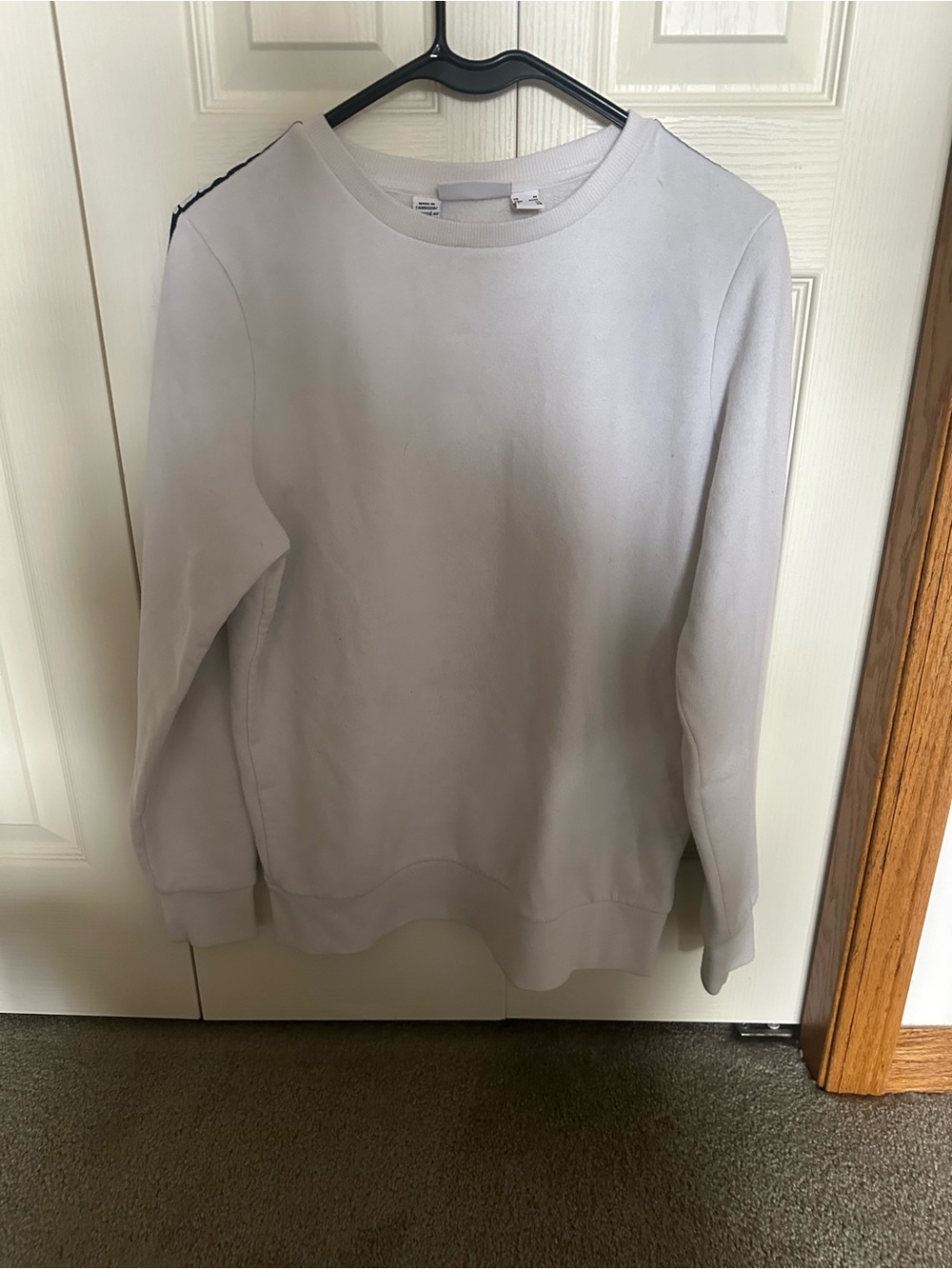 White Fila Unisex Crewneck Sweatshirt